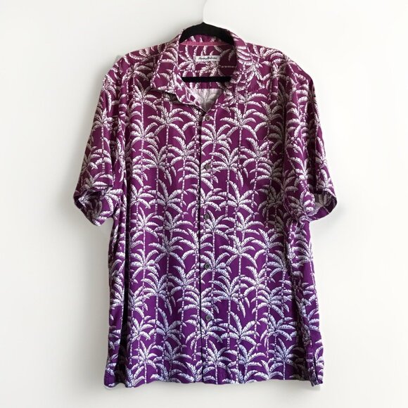 Tommy Bahama Hawaiian Silk Blend Camp Shirt Mens Size XXL - Picture 1 of 7